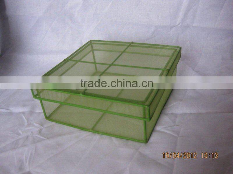 decorative organza gift cosmetic boxes