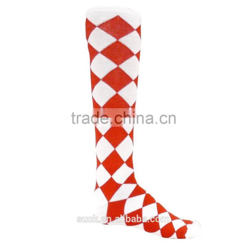 2015 high quality china manufacturer custom professional sport long Horse riding socks with own logo