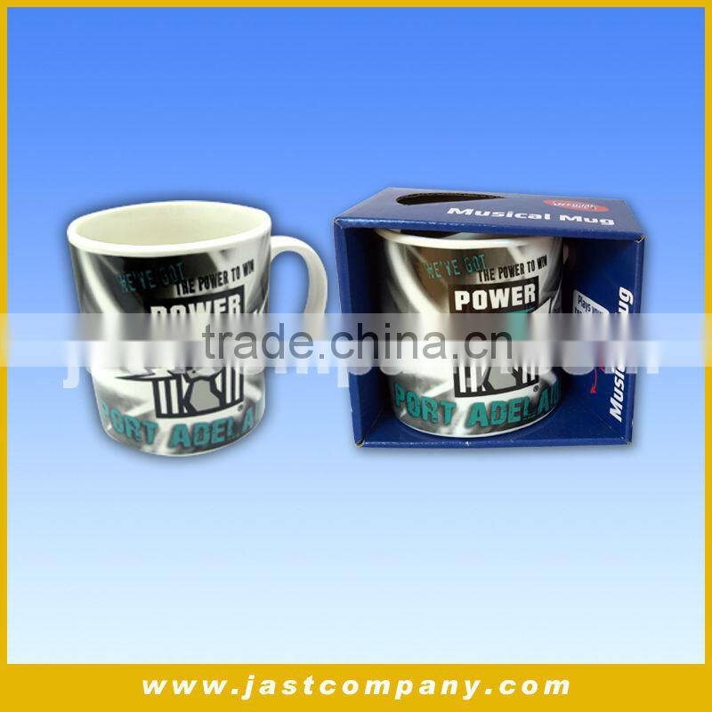 Club Logo Printed Musical Ceramic Sublimation Mug