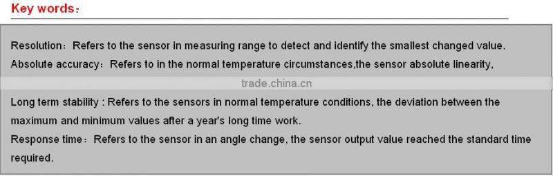 HCA510T High Precision Single/dual axis Analog Inclinometer With Full Temperature Compensation From Shenzhen Factory
