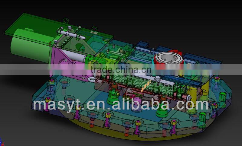 160-300 ton converter skateboard type slag blocking system