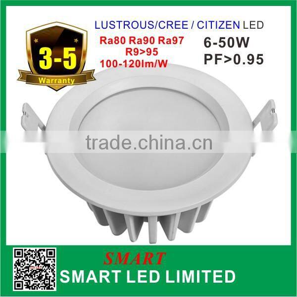 Die casting 7W 10W 15W 22W SMD2835 color tempreture change IP65 waterproof outdoor led downlight