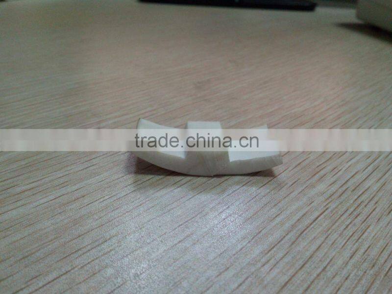 White rubber decorative strip for house