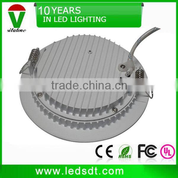 light weight slim 10w recessed cob led downlight full white from sitatome