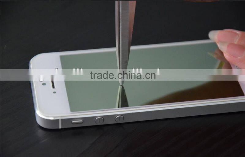 colorful tempered glass screen protector for smartphone, tempered glass screen protector with colors