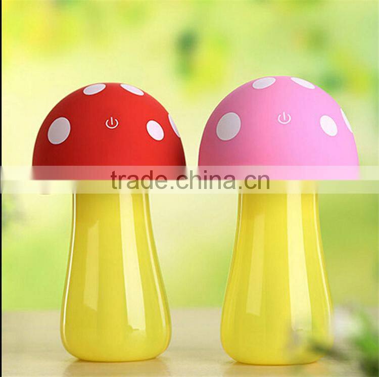New mushroom lamp led night light usb humidifier purifier air diffuser atomizer