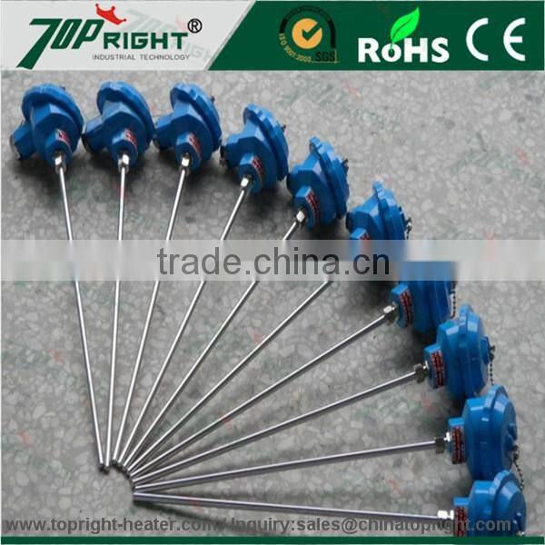 Sheathed Thermocoupl K Type Temperature Sensor Thermocouple with stainless steel sheath