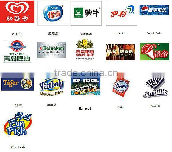 800L/1000L Pepsi Commercial 2 Glass Door Display Beverage Cooler & Freezer Beverage Showcase Bottle Cooler