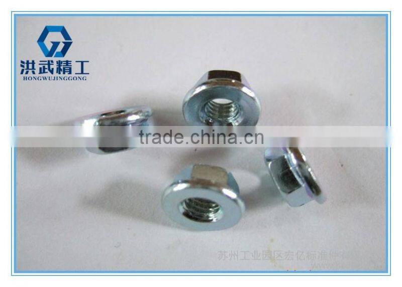 Hexagon nuts with flange and high quality