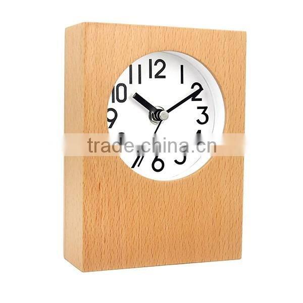 2016 Beech wood new style triangle wooden stand clock (TC20)