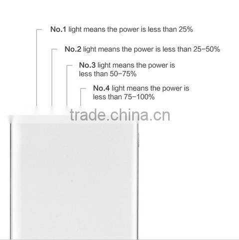 Ultra Thin Credit Card Mobile Power Bank 6000mAh Polymer with Built In USB Cable Pocket Power External Battery Charger