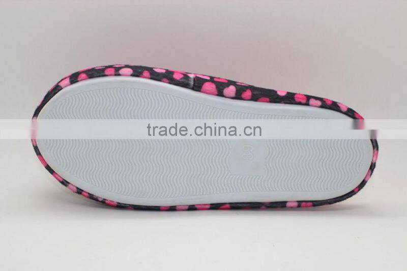 Nude warm winter indoor slippers plush slipper