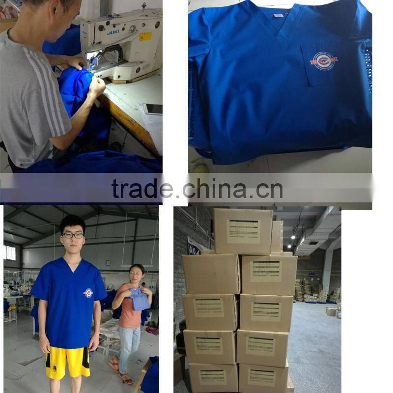 Hospital nursing work scrubs clothes UNISEX nurse uniforms scrub clothing