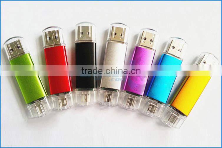 OTG USB Flash Thumb Drive 8GB 16G 32G 64G 128 256 512 G GB TB T USB OTG Swivel Memory Sticks for Samsung Smart Phone Tablet PC