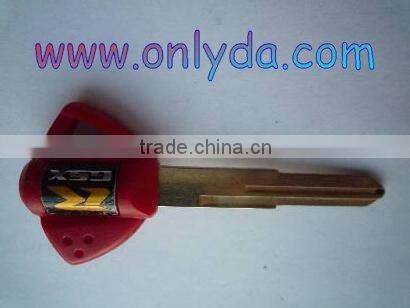 electric motorcycle Suzuki motorcycle bike key blank in red color