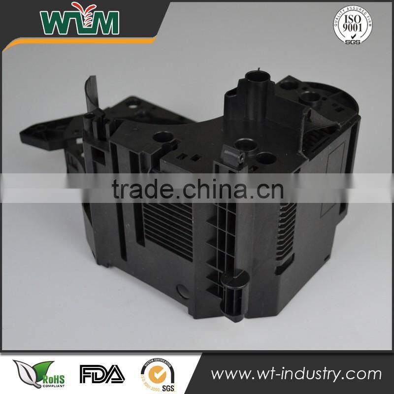 Complicated Structure ABS+PC Motor Bracket Plastic Injection Molding Parts for Printer Components