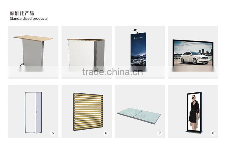 Aluminum-alloy advertising stand with A4 literture rack