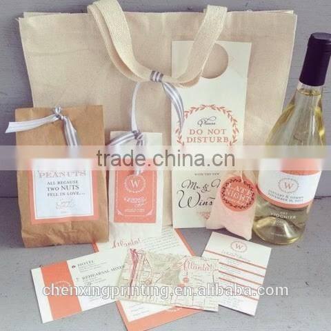 Twisted rope bag packaging paper bag paper shopping bag gift bag