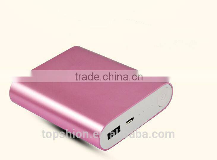 Metal Skin Power Bank USB Power Case For Smartphone
