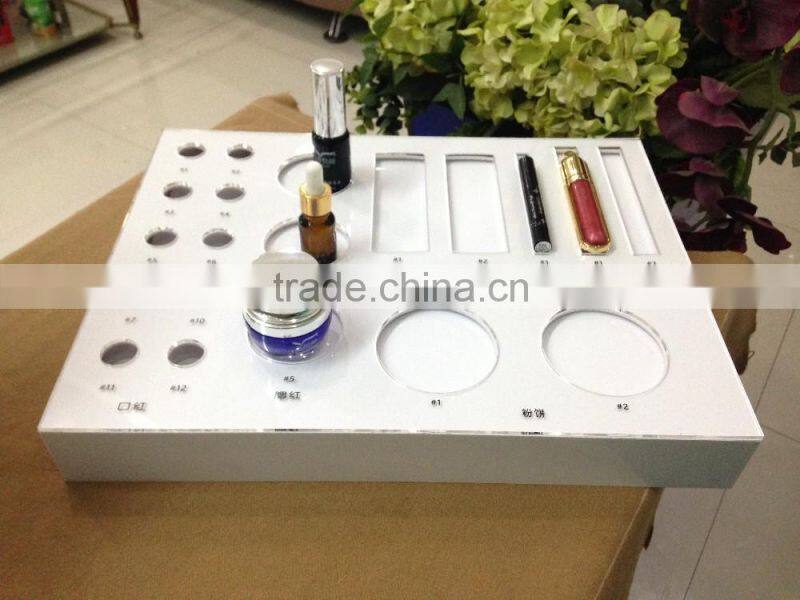 cosmetic promotional counter top acrylic display