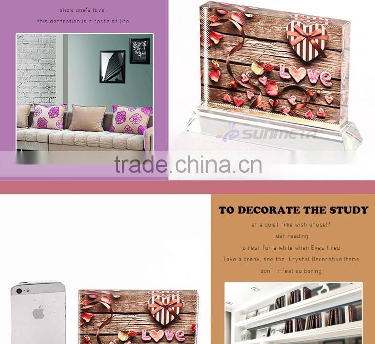 Sunmeta Directly Sublimation Coated Crystal, Crystal Home Decorative Items