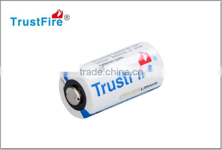 Trustfire lithium battery CR123A lithium-ion batteries disposable batteries 1300mah li-ion batteries lithium polymer batteries