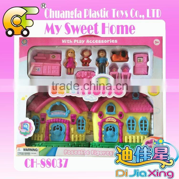 Diy toy house Villa House Toys Doll House Toys Villa