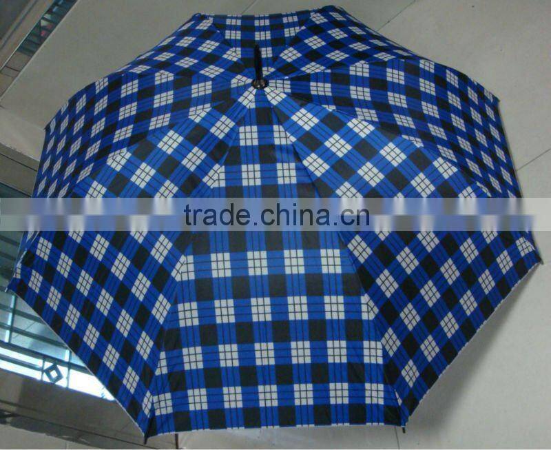 G32J good selling straight golf check men umbrella