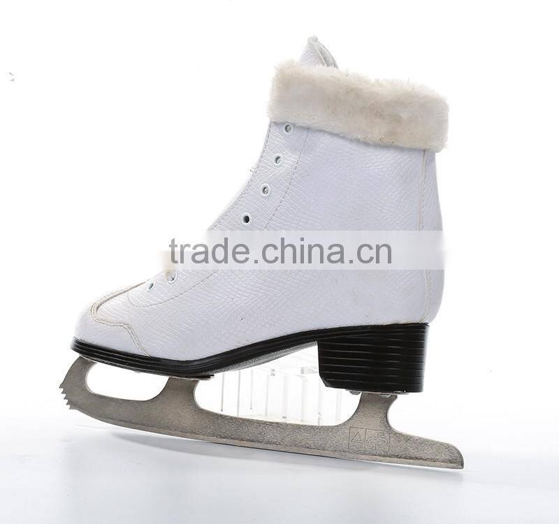 China manufacturer Stainless-steel comfortable and cold resistance ice figure skates shoe ice hockey skates for woman