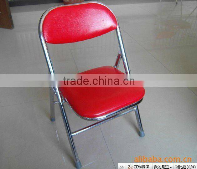 electroplating folding dining chair