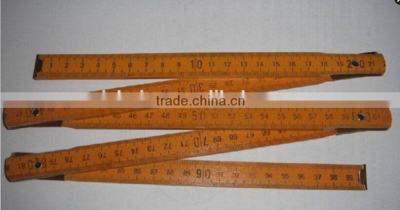 wooden folding rule