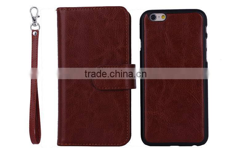 Wholesale Cell Phone Case For iP 6/Wallet Leather Cell Phone Case