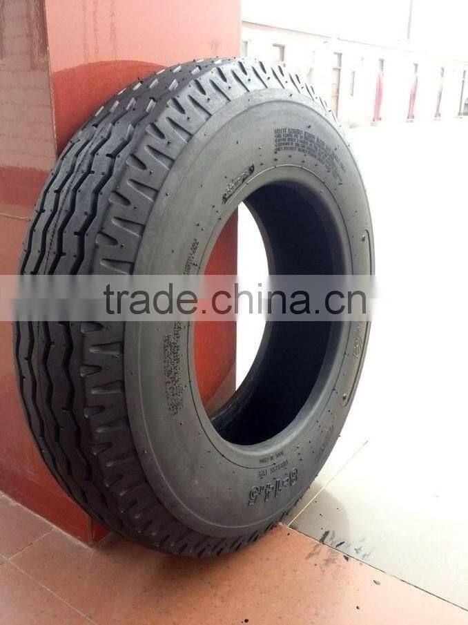 Cut resistant industrial tire 8-14.5