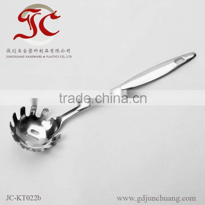 All purpose stainless steel 430 420 304 spaghetti spoon cooking tool
