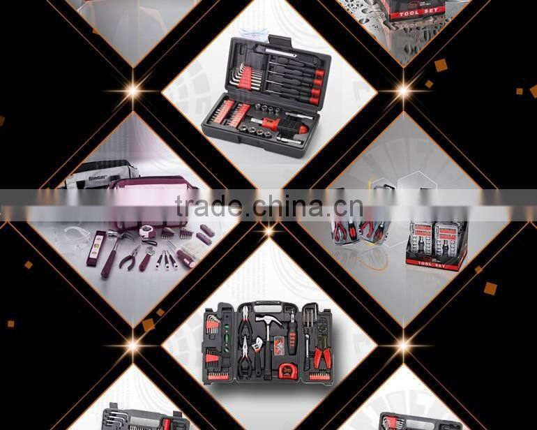 2016 New Design 52pcs all hand tools names hardware tool, houses kit set