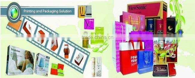 UV coated and embossed china supplier paper gift box wholesale