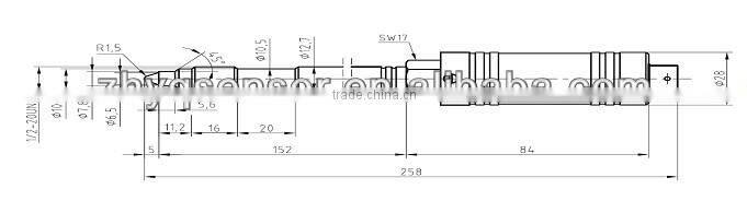 Extrusion thermocouple