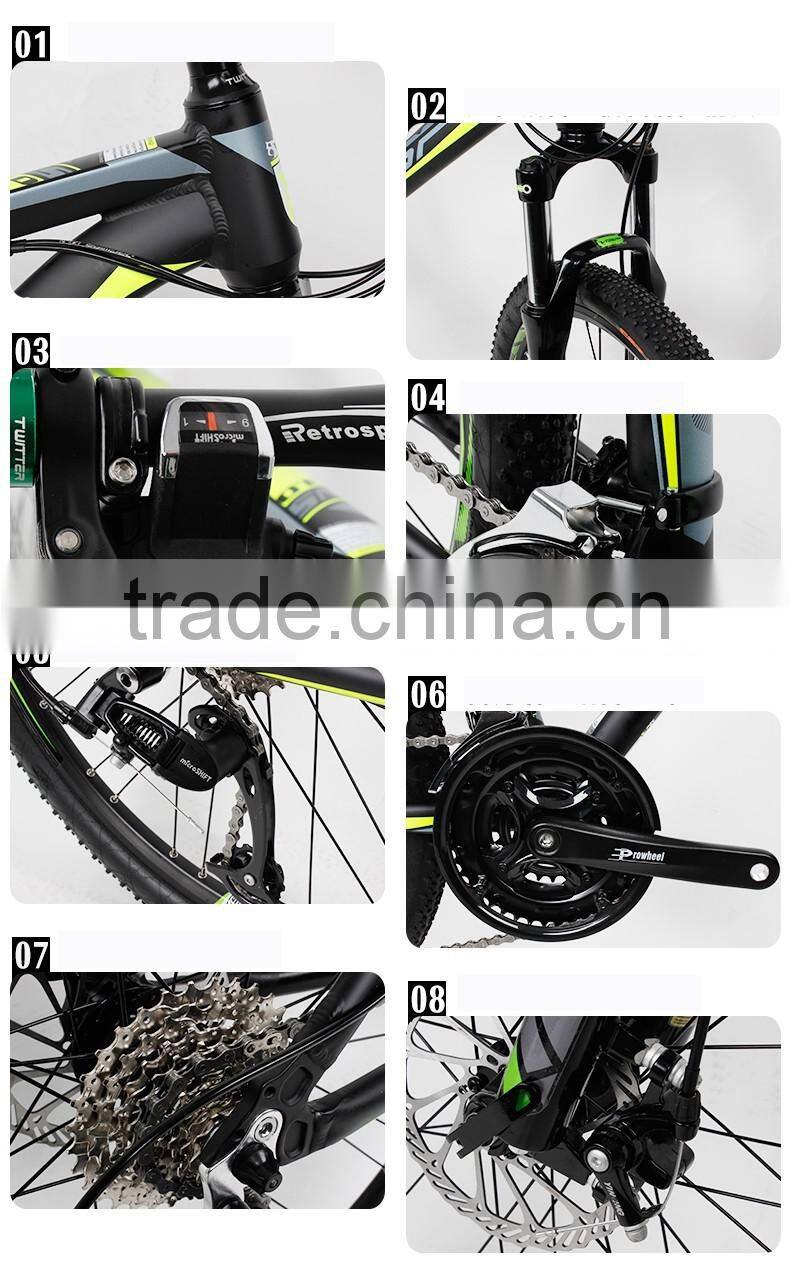 26inch wheelset size MTB aluminum alloy frame fork mountain bicycle for ladies