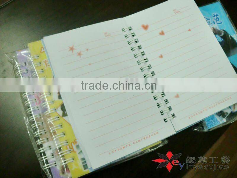 Hot Selling New Design PVC Small Notebook With Pen