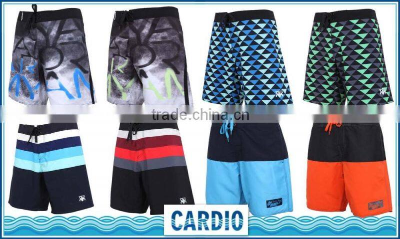 multicolor sublimation boardshort 2016 summer fashion swim shorts high peformance beachwear