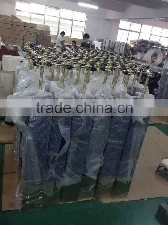 2015 High qulity and best selling floor lamp in stain nickel finish