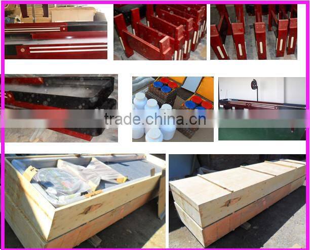 Shuffleboard table game machine