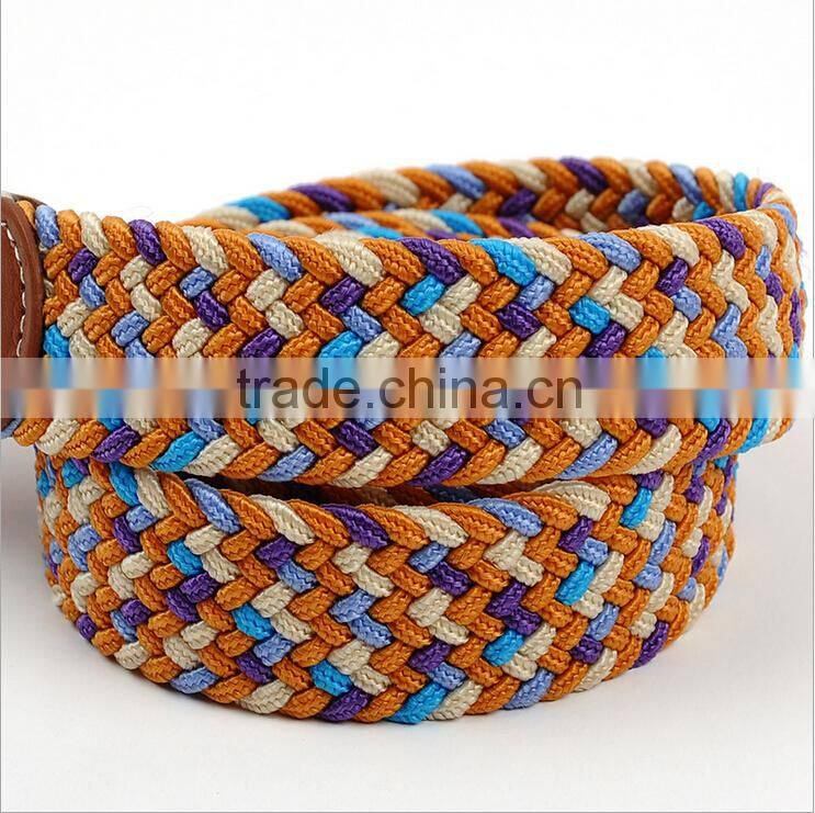 Fashion style casual jacquard waist belt