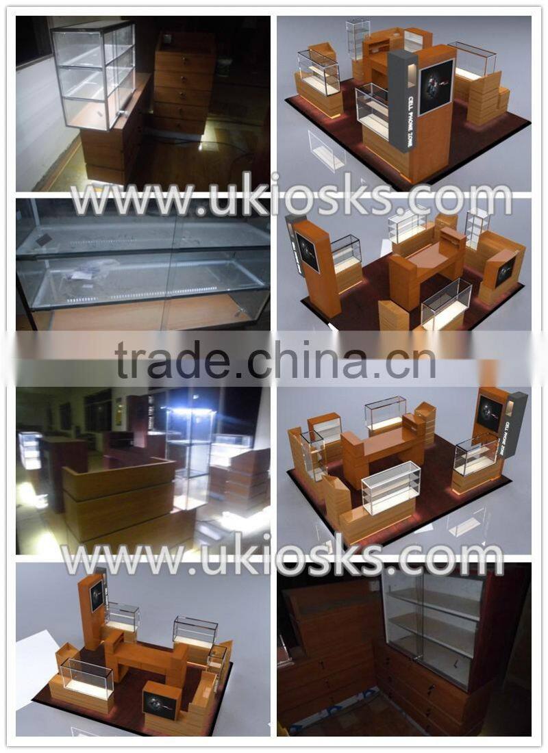 Newly design mobile phone exhibition case mobile phone booth