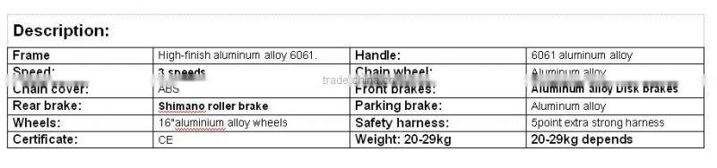 Hot selling baby stroller 3-in-1