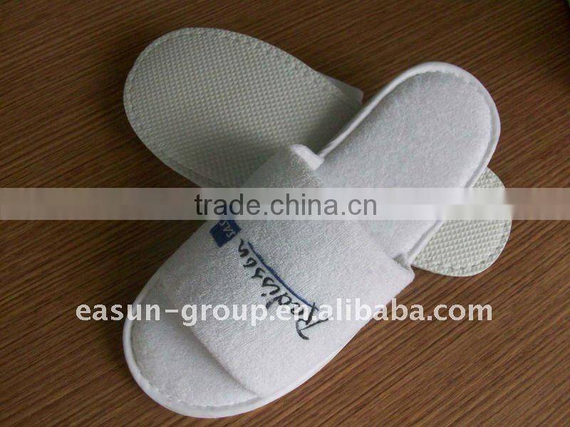 Hotel slippers made in shanghai easun/cheap hotel slippers