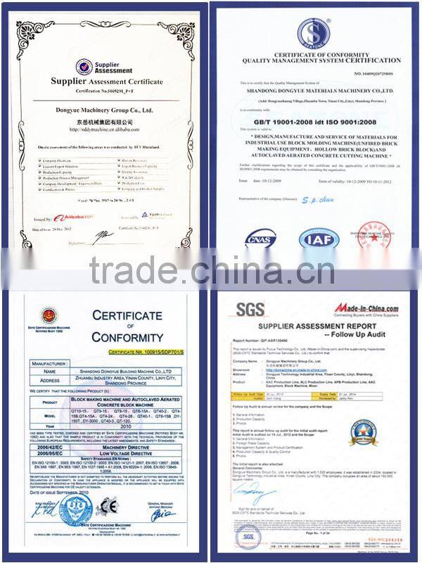 QT40-2 small manual Hollow Block manufacturing equipment