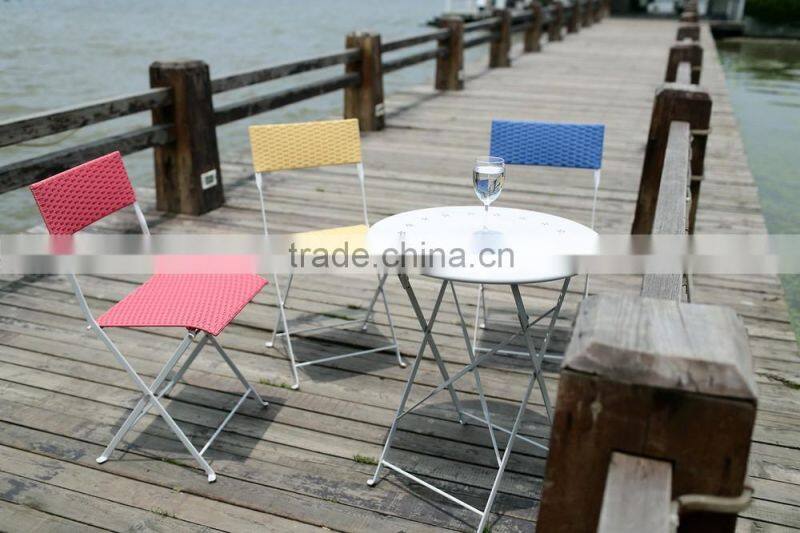 cheap steel camping round folding table