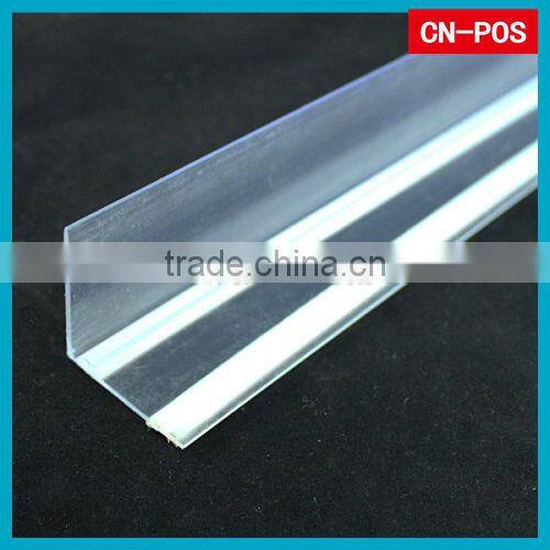 displaying rail for pusher and divider to manage the goods