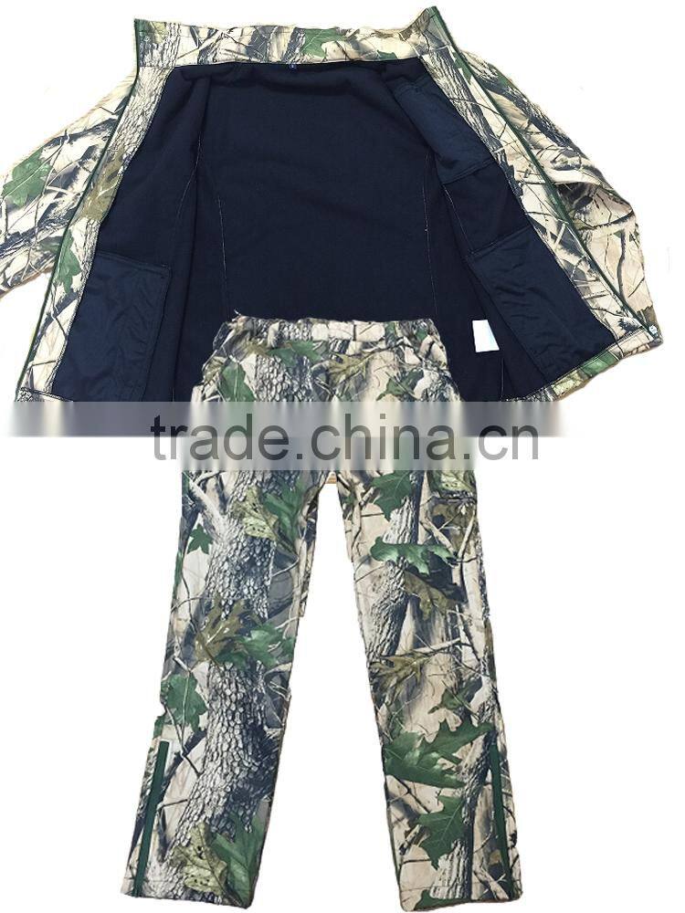 Breathable camping polyester winter mens military jacket